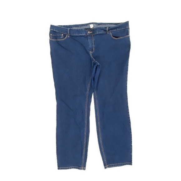 Old Navy Skinny Women's size 24 Dark Wash Blue Denim Jeans - Picture 1 of 4